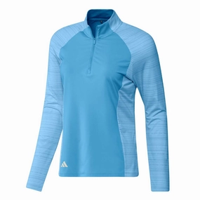Fluid motion Moisture Transfer adidas - Women's Ultimate365 Solid 1/4 Zip Long Sleeve Top (IT9794)