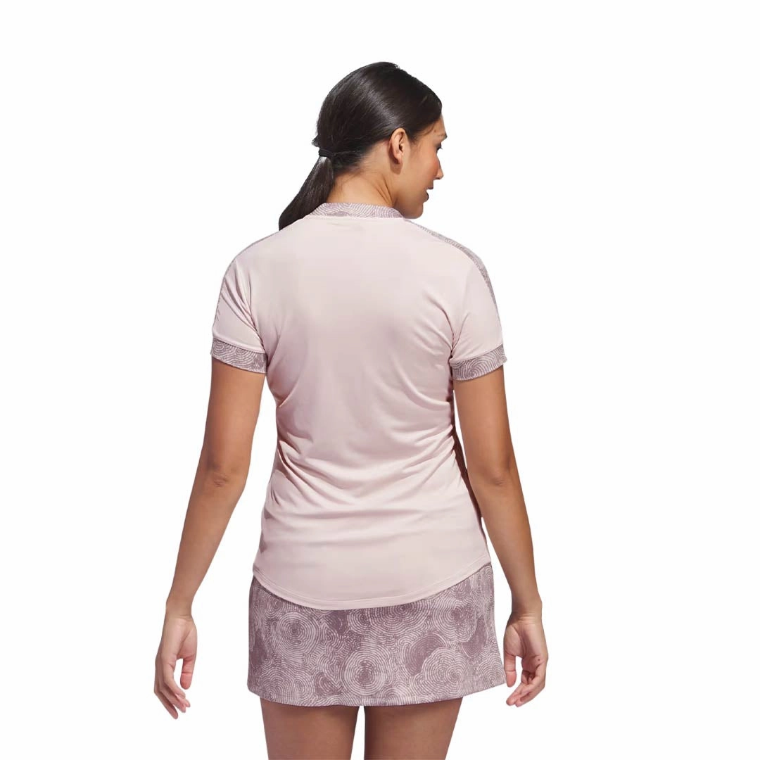 adidas - Women's Ultimate365 Solid Printed Polo (IP8688) All Weather Adapt Fabric Muscle Motion