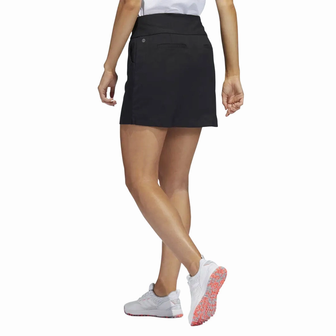 adidas - Women's Ultimate365 Solid Skort (HA3404) Form Fitting Temperature Control Weave
