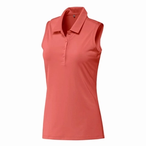 adidas - Women's Ultimate365 Solid Sleeveless Polo (IP4219) Frictionless Inner Layer