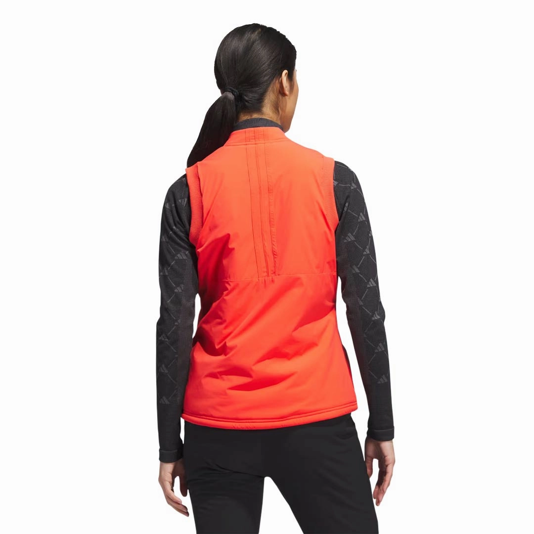 Layered Mesh Inserts Ribbed Hem Detail adidas - Women's Ultimate365 Tour Frostguard Vest (IB2094)