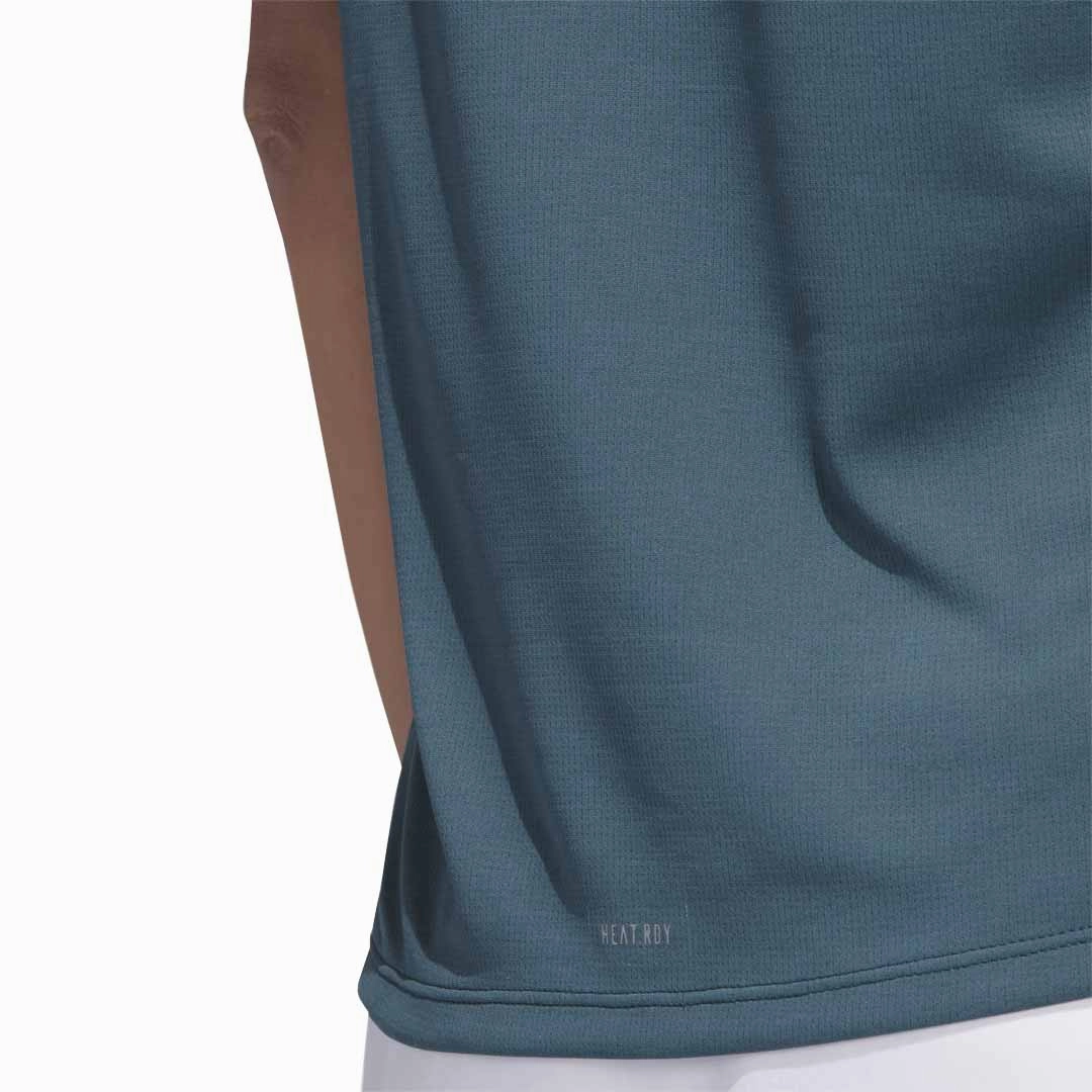 adidas - Women's Ultimate365 Tour HEAT.RDY V-Neck T-Shirt (IB2071) Reflective Detailing