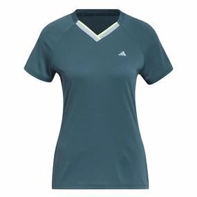 sprint training adidas - Women's Ultimate365 Tour HEAT.RDY V-Neck T-Shirt (IB2071)