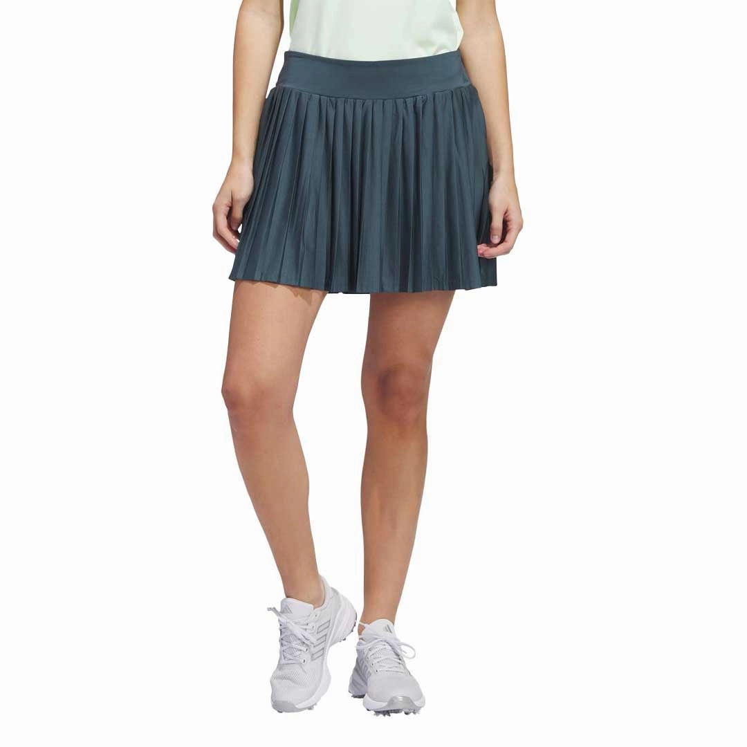 Seamless Knit Construction adidas - Women's Ultimate365 Tour Pleated 15 Inch Golf Skort (IA3495)