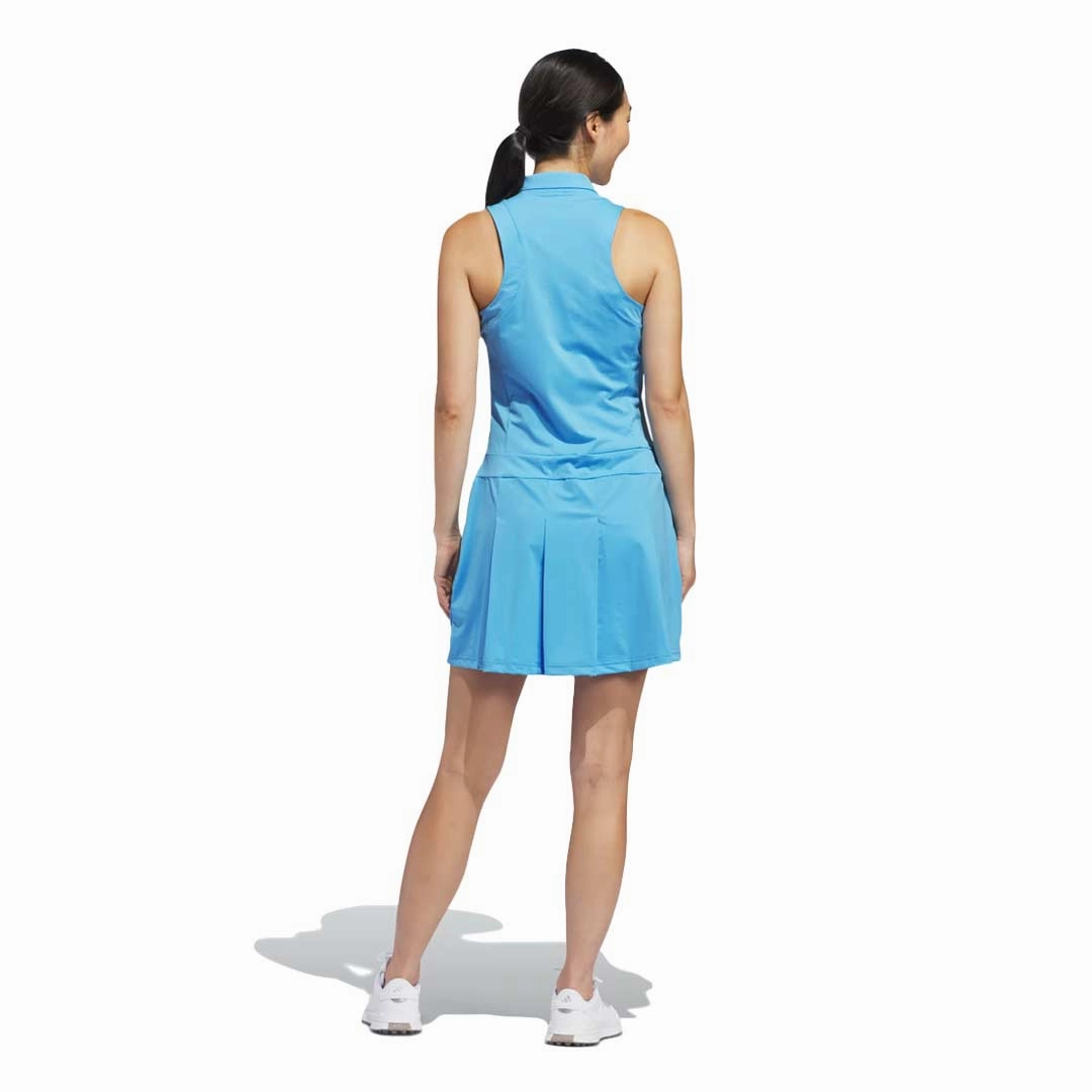 adidas - Women's Ultimate365 Tour Pleated Dress (IP4183) Friction Free Hemline Design
