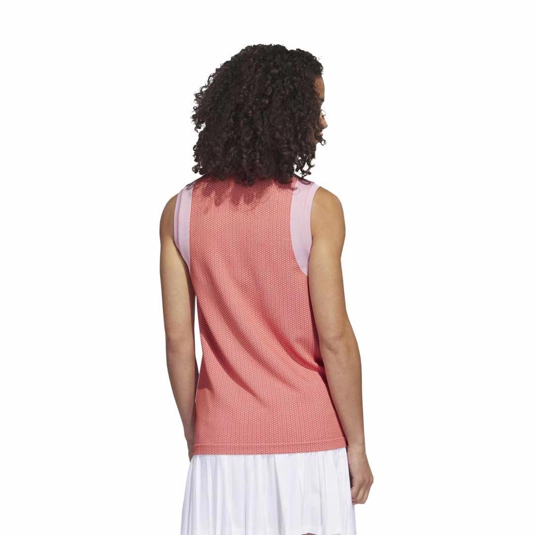 adidas - Women's Ultimate365 Tour Sleeveless Primeknit Golf Polo (HS8948) Brushed Inner Lining
