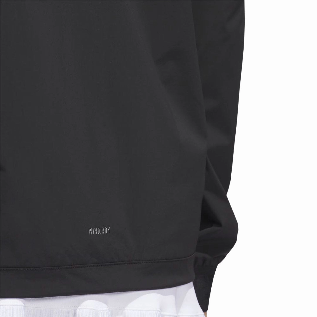 adidas - Women's Ultimate365 Tour WIND.RDY Pullover Sweatshirt (IN2549) Friction Dispersing Weave