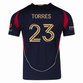 Climate Control Breathable knit adidas Adyn Torres Atlanta United Authentic Home Jersey w/ MLS Patches 25/26 (Red/Black)