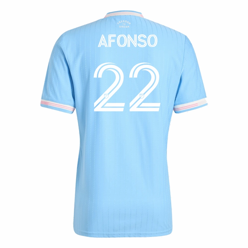 adidas Afonso Inter Miami Authentic Third Jersey 25/26 (Blue/Pink) Stretch Fabric Technology