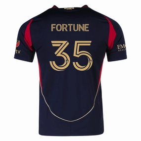 Performance Stretch adidas Ajani "Jay" Fortune Atlanta United Authentic Home Jersey w/ MLS Patches 25/26 (Red/Black)
