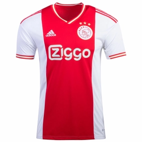 adidas Ajax Home Jersey 22/23 (Bold Red/White) Multi Panel Design