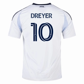 adidas Anders Dreyer San Diego FC Away Jersey 25/26 (White) Breath Panel