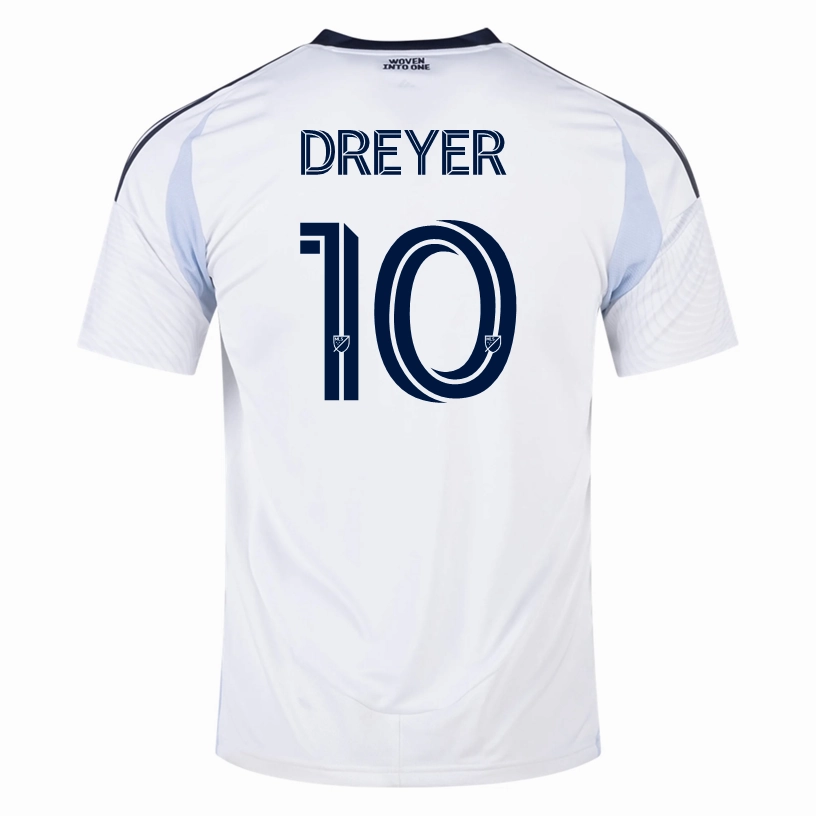 Crisp Look adidas Anders Dreyer San Diego FC Away Jersey 25/26 (White)