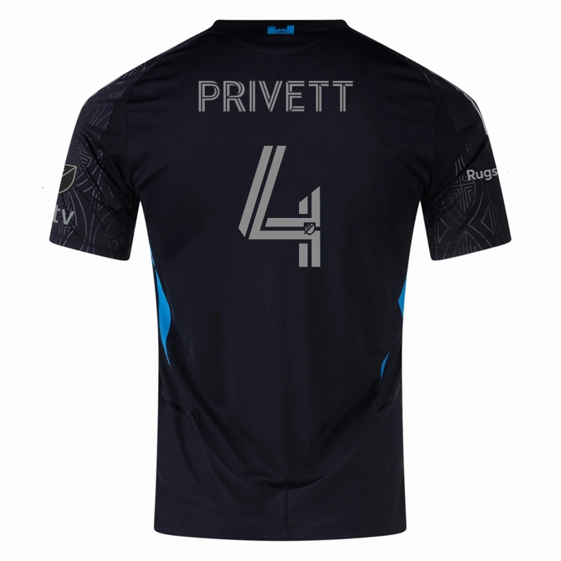 Casual Motion Quick Dry Material adidas Andrew Privett Charlotte FC Authentic Away Jersey 25/26 (Black)