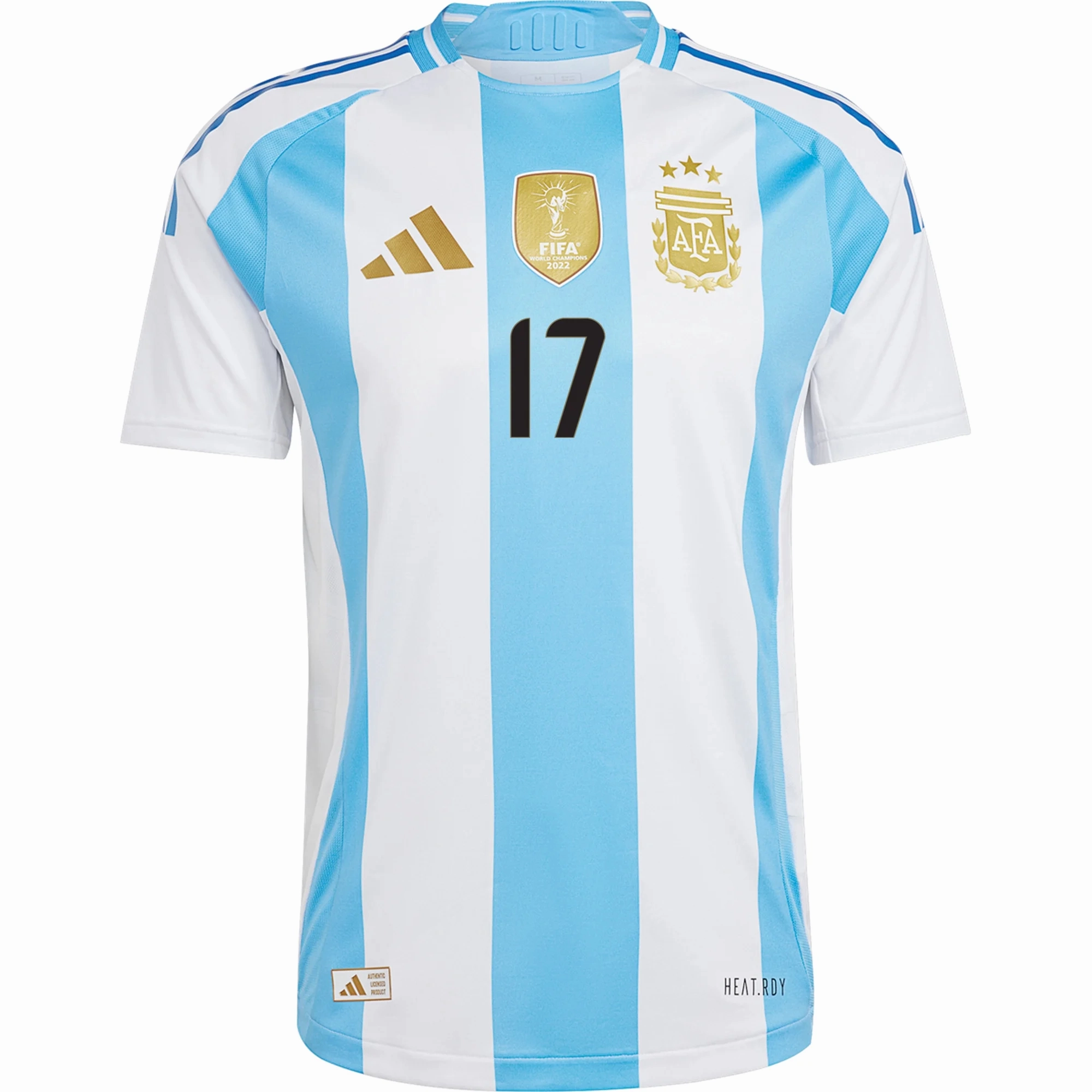 Stretch Lines adidas Argentina Authentic Alejandro Garnacho Home 24/25 (White/Blue Burst)