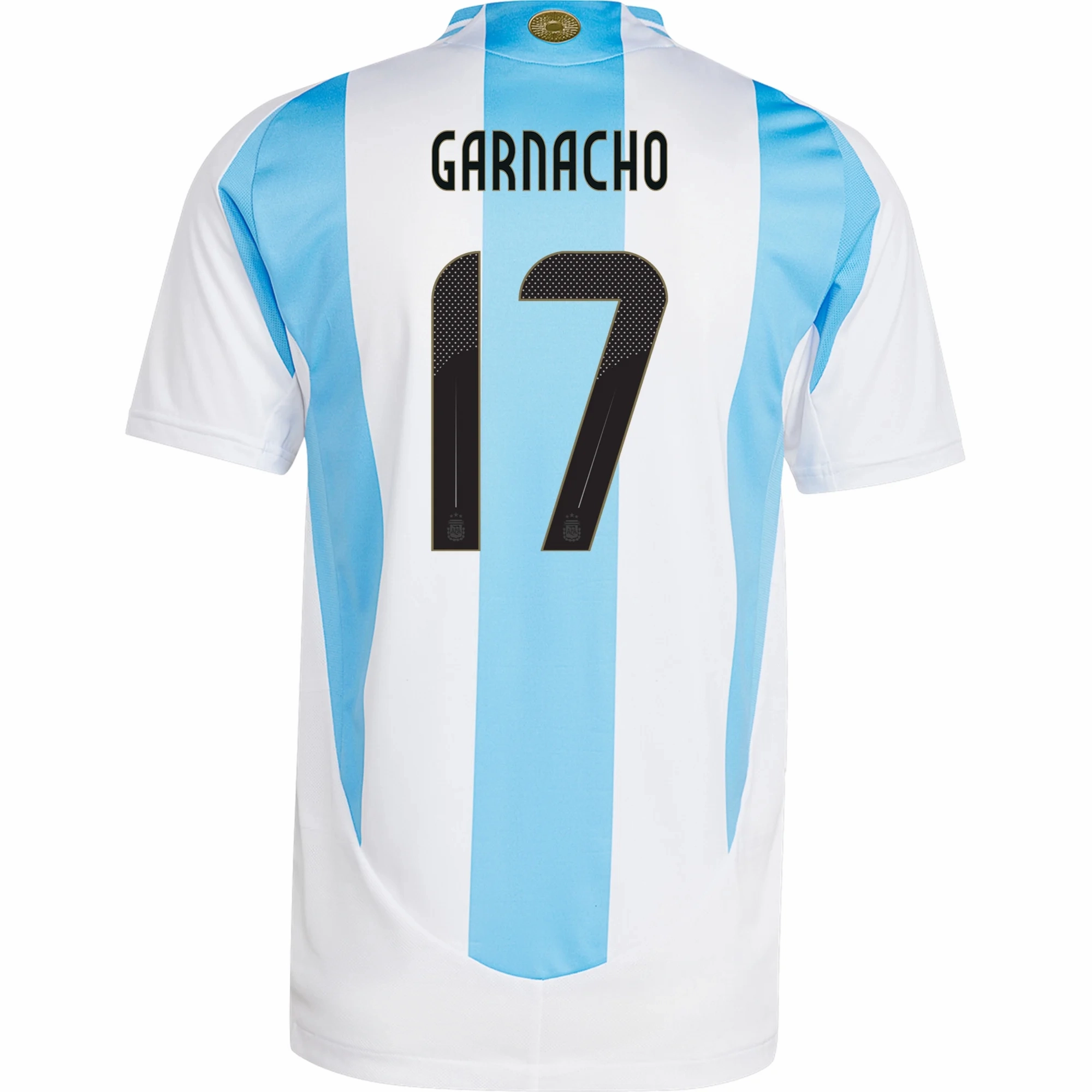 adidas Argentina Authentic Alejandro Garnacho Home 24/25 (White/Blue Burst) Simple Layer
