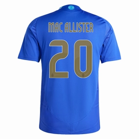 adidas Argentina Authentic Alexis Mac Allister Away Jersey 24/25 (Lucid Blue/Blue Burst) Training Wear Breathe Zone