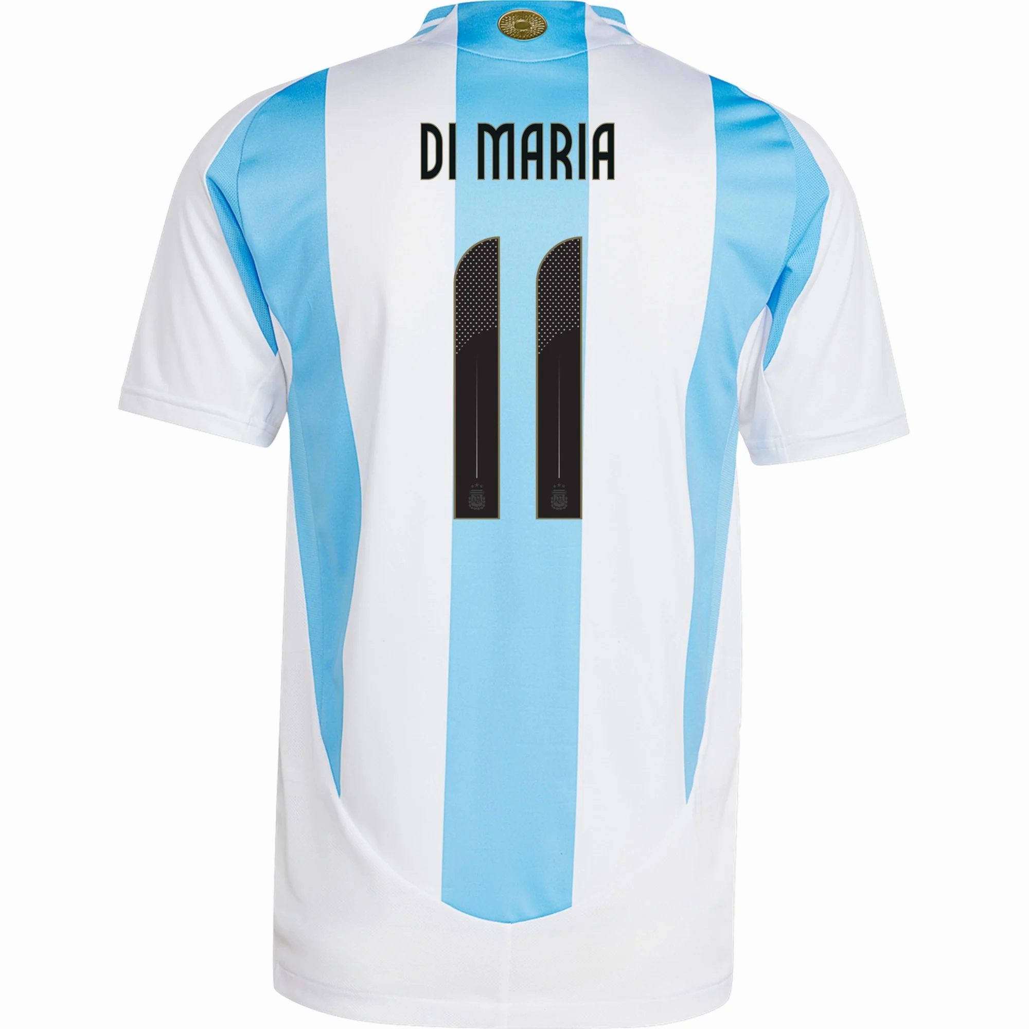 Game mode Bonded Stitch Details adidas Argentina Authentic Angel Di Maria Home 24/25 (White/Blue Burst)
