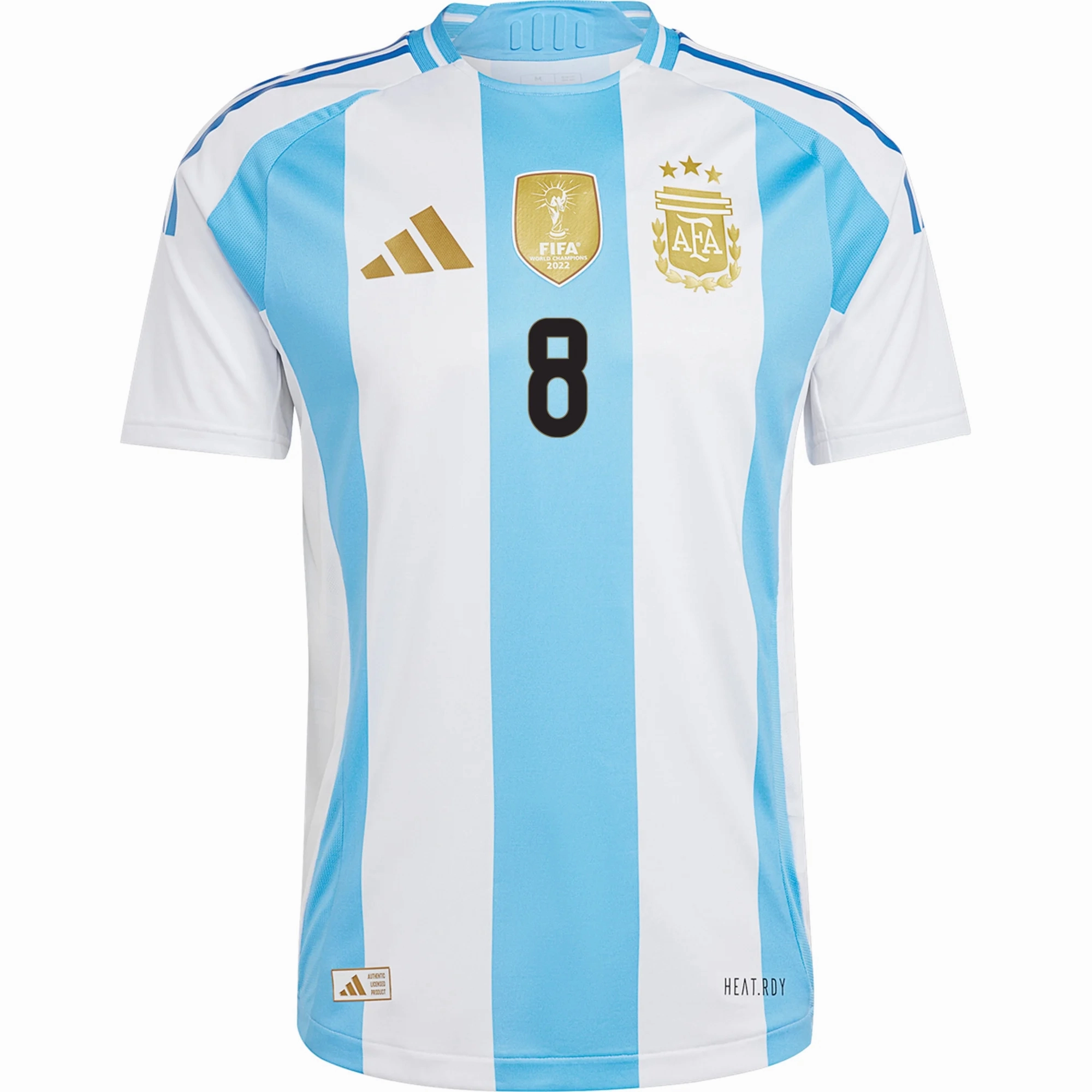Peak Comfort Flexible Shoulder Design adidas Argentina Authentic Enzo Fernandez Home 24/25 (White/Blue Burst)
