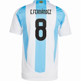 adidas Argentina Authentic Enzo Fernandez Home 24/25 (White/Blue Burst) UV Protection Finish Sublimation Print Ready