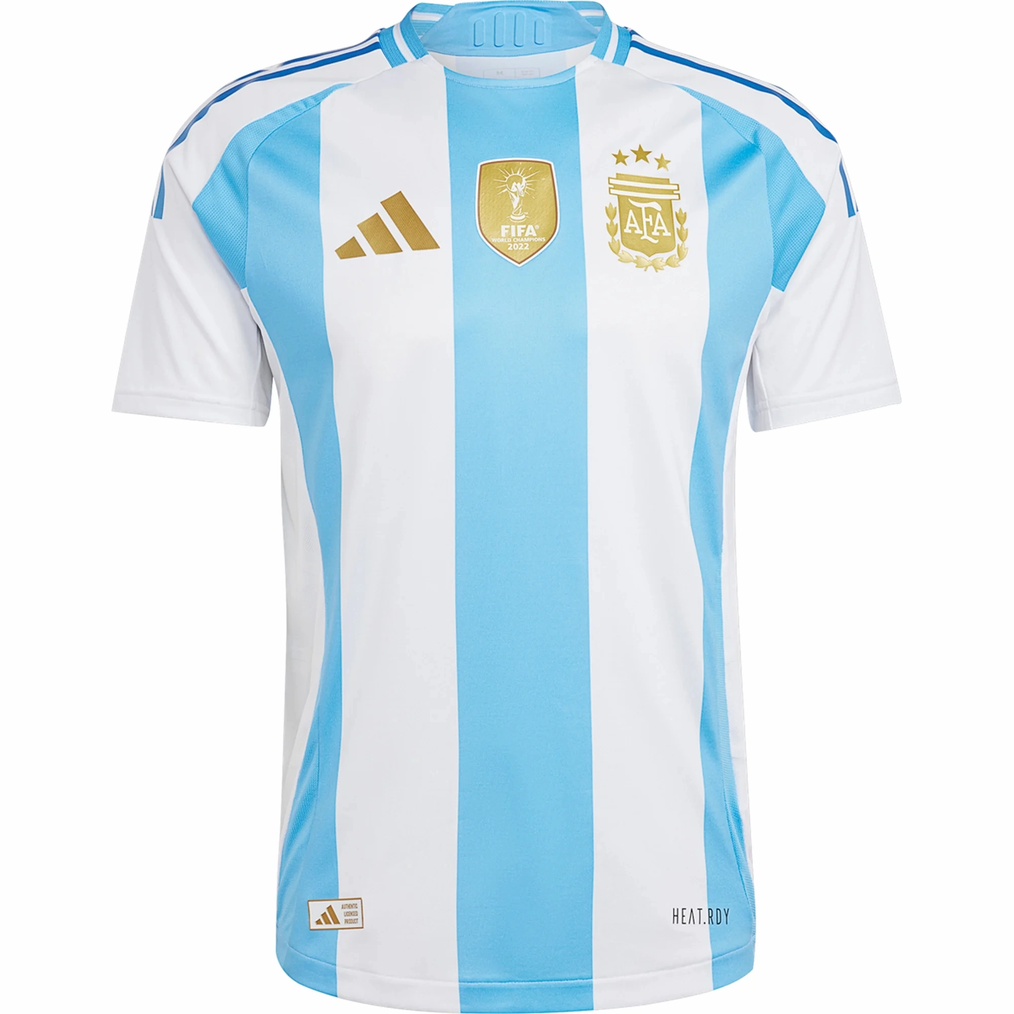 adidas Argentina Authentic Home 24/25 (White/Blue Burst) Slim Fit Design