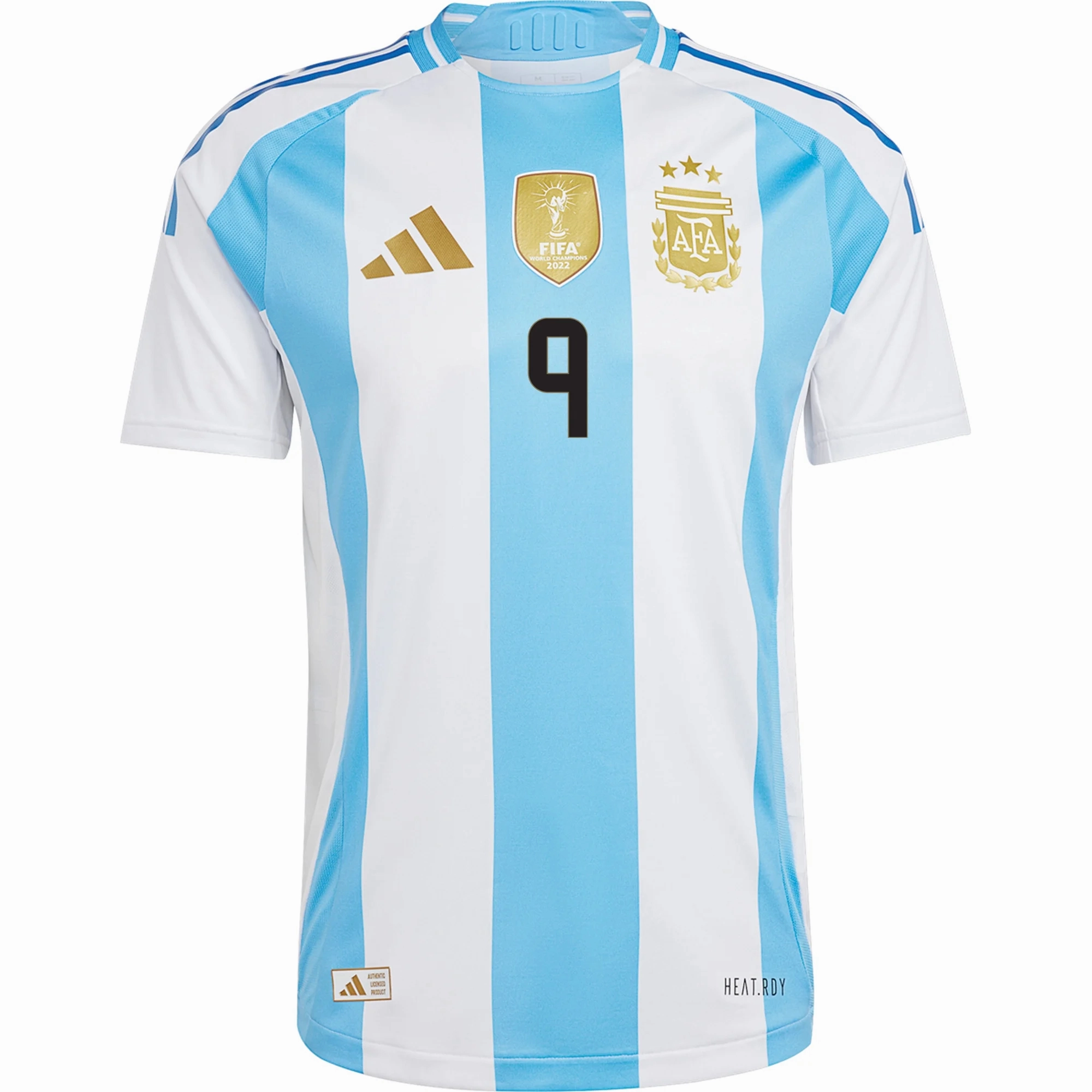 Sublimated Design fitness gear adidas Argentina Authentic Julian Alvarez Home 24/25 (White/Blue Burst)