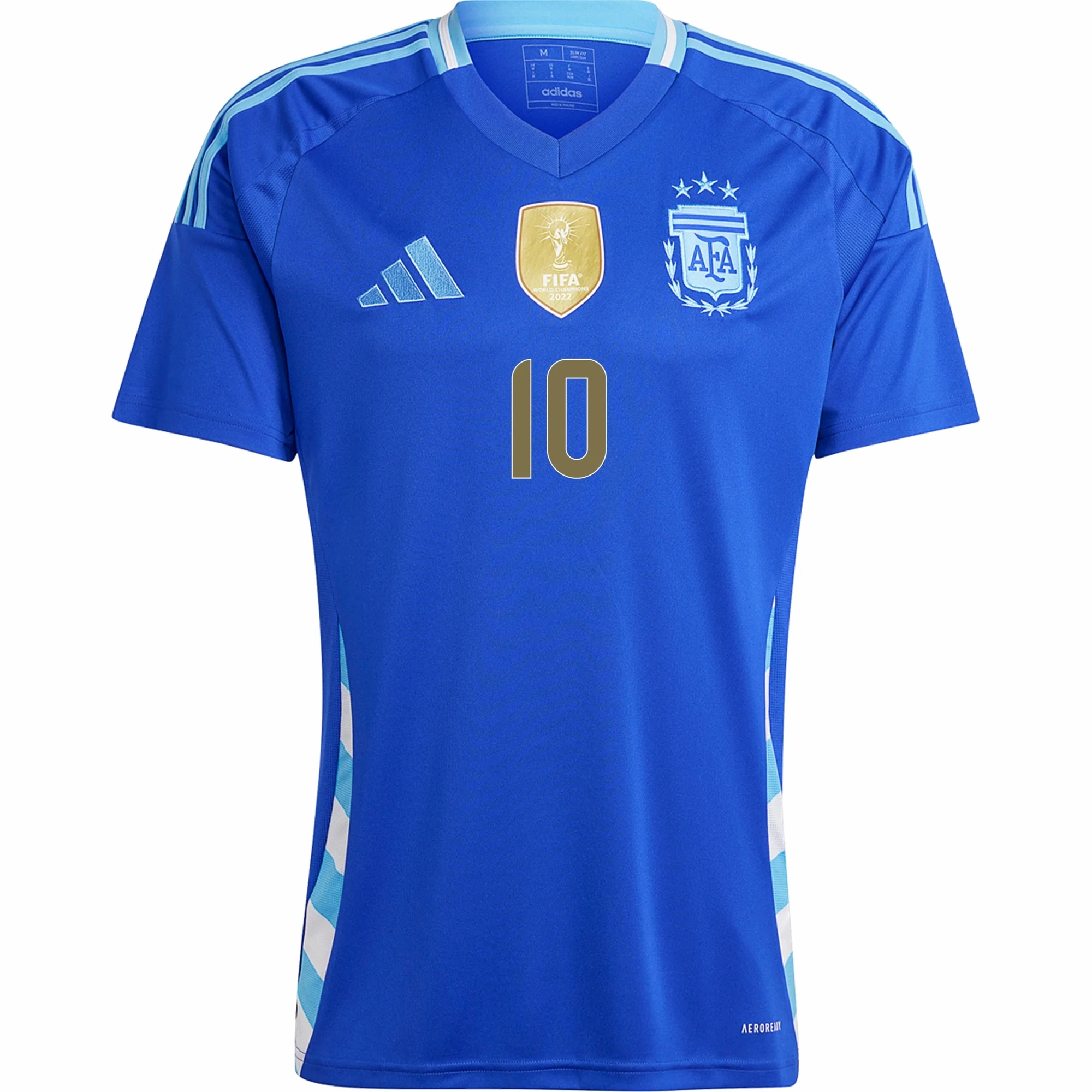 Sun Protection Fabric Tagless Label Design adidas Argentina Diego Maradona Away Jersey 24/25 (Lucid Blue/Blue Burst)