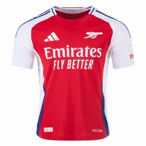 adidas Arsenal Authentic Home Jersey 24/25 (Better Scarlet/White) Moisture Lock Reservoir