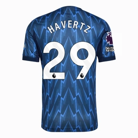 adidas Arsenal Authentic Kai Havertz Away Jersey w/ EPL   No Room For Racism 25/26 (Indigo/Silver) Neutral Style Ultra light