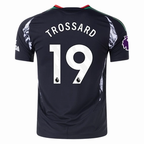 Fan Approved adidas Arsenal Authentic Leandro Trossard Away Jersey w/ EPL Patch 24/25 (Black)