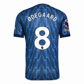 Sporty Outfit Odor Resistant Clothing Tech adidas Arsenal Authentic Martin ?degaard Away Jersey w/ EPL   No Room For Racism 25/26 (Indigo/Silver)