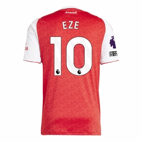 adidas Arsenal Eberechi Eze Home Jersey w/ EPL   No Room For Racism Patches 25/26 (Better Scarlet/White) All Season