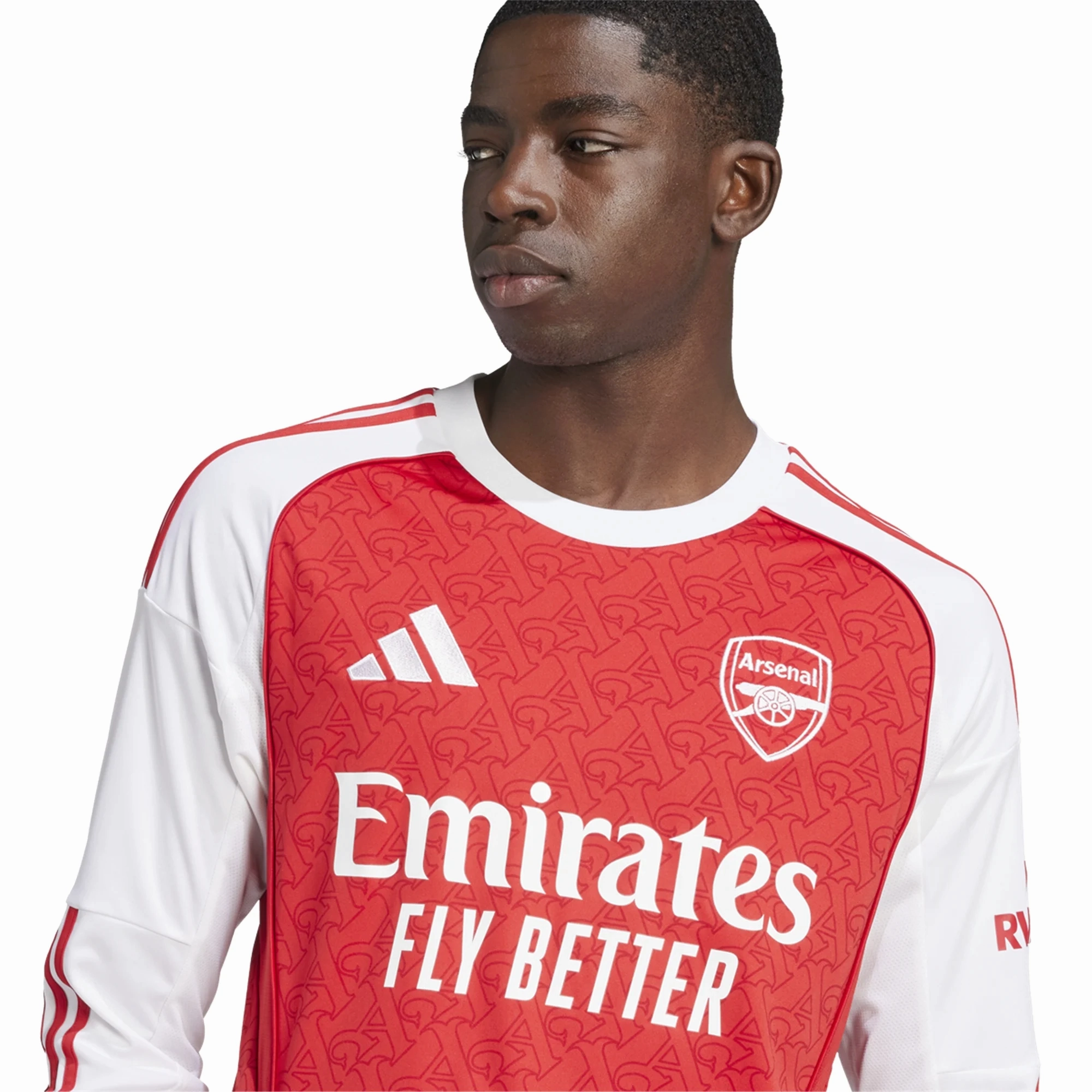 Weightless Layering Material adidas Arsenal Long Sleeve Home Jersey 25/26 (Better Scarlet/White)
