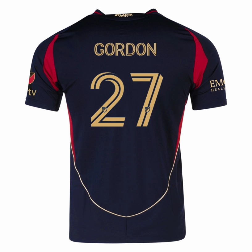 Friction Free Seams Under Layer adidas Ashton Gordon Atlanta United Authentic Home Jersey w/ MLS Patches 25/26 (Red/Black)