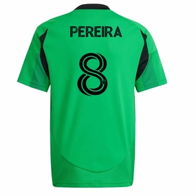 adidas Austin FC Dani Pereira Home Jersey 25/26 (Real Green) Odor Resistant Coating