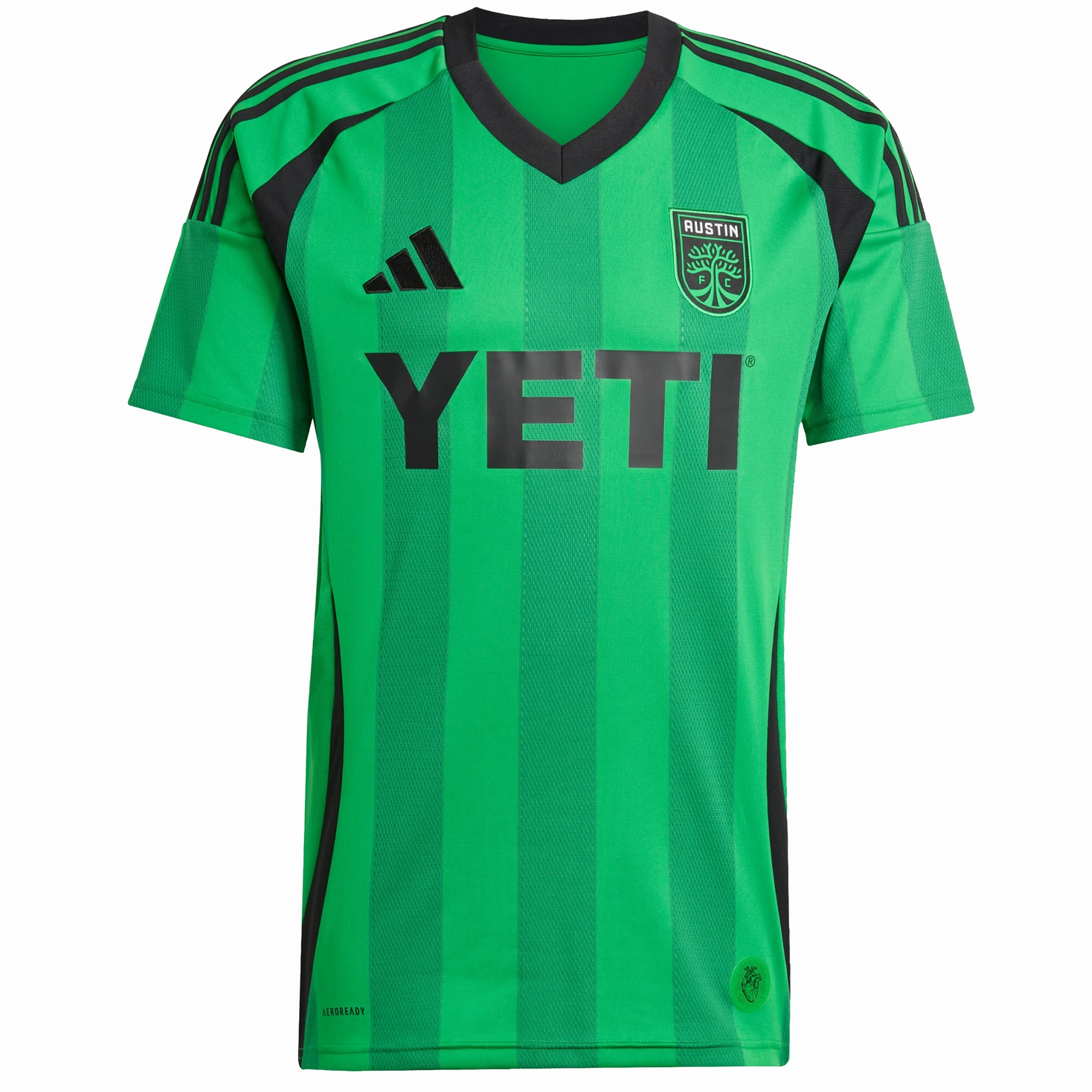 Minimalist Raglan Sleeve Streamlined Fit adidas Austin FC Dani Pereira Home Jersey 25/26 (Real Green)