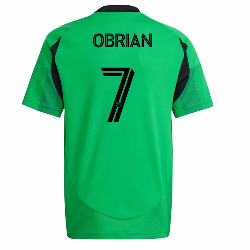 Quick Access Side Vents Odor Resistant Fabric adidas Austin FC J??der Obrian Home Jersey 25/26 (Real Green)