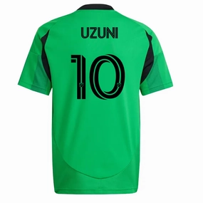 Ergonomic Articulated Sleeve UV protection coating adidas Austin FC Myrto Uzuni Home Jersey 25/26 (Real Green)