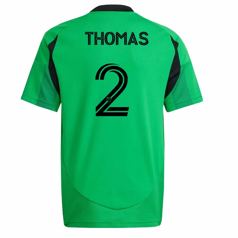 Stylish Comfort adidas Austin FC Riley Thomas Home Jersey 25/26 (Real Green)