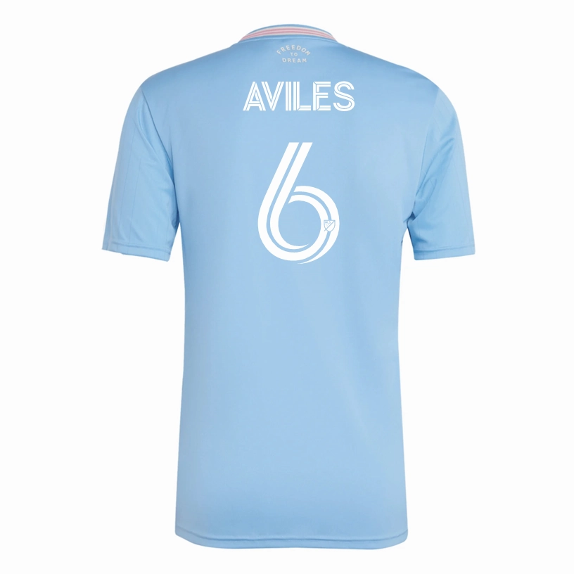 adidas Aviles Originals Inter Miami CF 25/26 Third Jersey (Blue) Sweat Resistant Finish