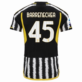 Daily Comfort Weightless Layer adidas Barrenechea Juventus Home Jersey w/ Serie A Patch 23/24 (Black/White)
