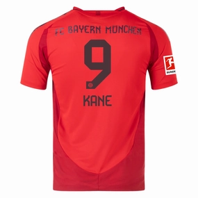 adidas Bayern Munich Authentic Harry Kane Home Jersey w/ Bundesliga Patch 24/25 (Red) Muscle Friendly