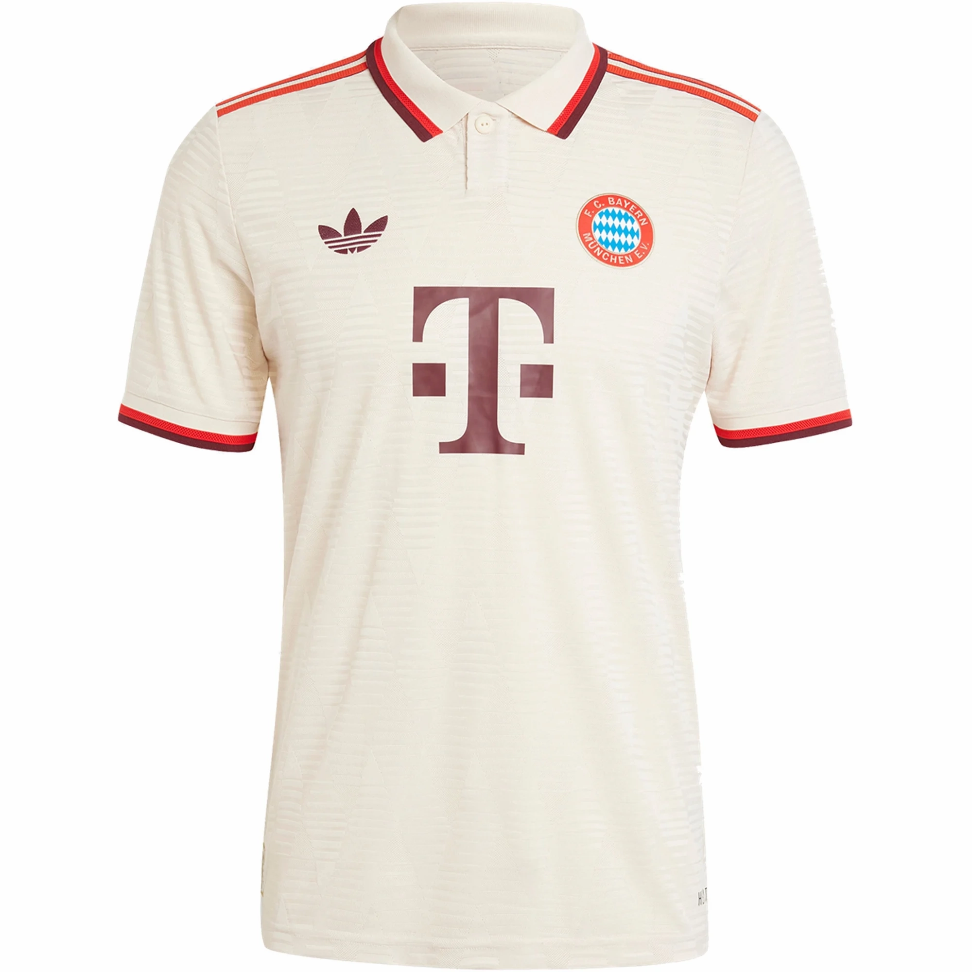 Motion Friendly Molded Collar Architecture adidas Bayern Munich Authentic Third Jersey 24/25 (Linen)
