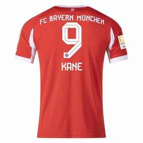 Performance Wear adidas Bayern Munich Harry Kane Home Jersey w/ Bundesliga Champion Patch 25/26 (Red)