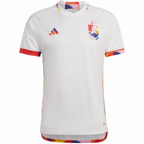 Quick Release Ventilation adidas Belgium Away Jersey 22/23 (White/Multi)