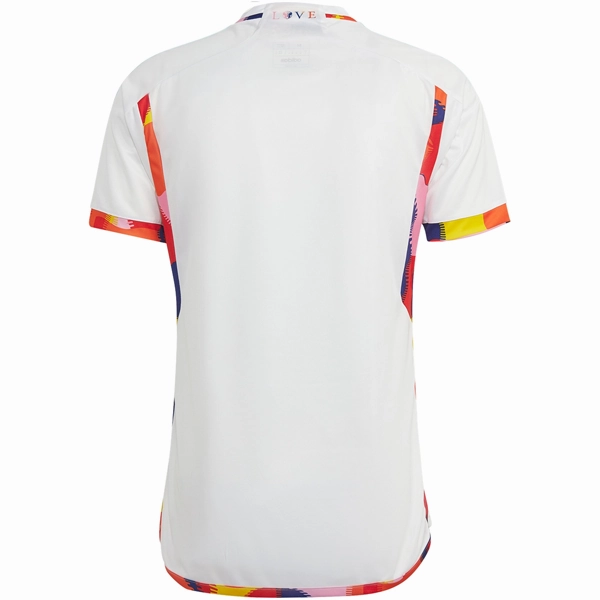 adidas Belgium Away Jersey 22/23 (White/Multi) Training Clothes Bold Form