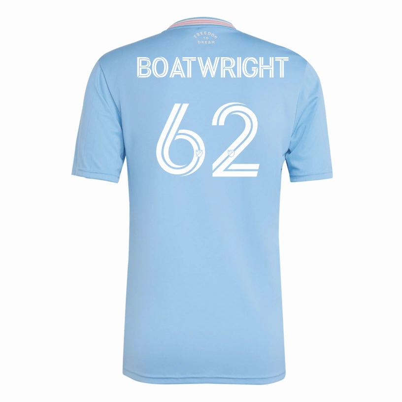 Natural motion adidas Boatwright Originals Inter Miami CF 25/26 Third Jersey (Blue)