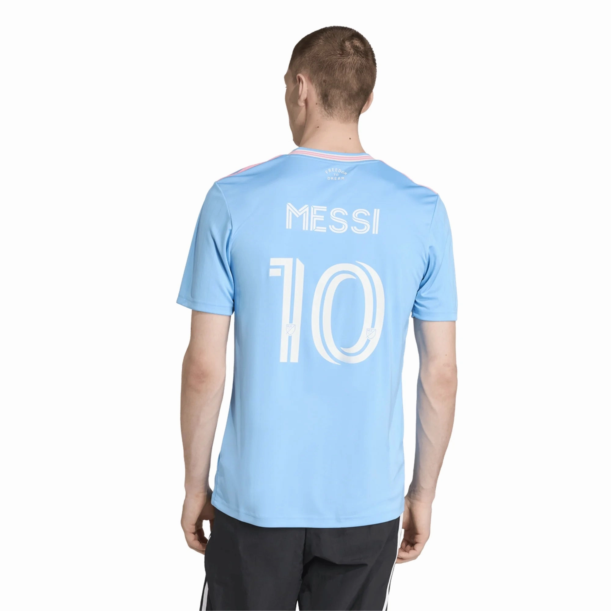 adidas Busquets Originals Inter Miami CF 25/26 Third Jersey (Blue) Flexible Drop Shoulder Cut Comfort Optimized Lining