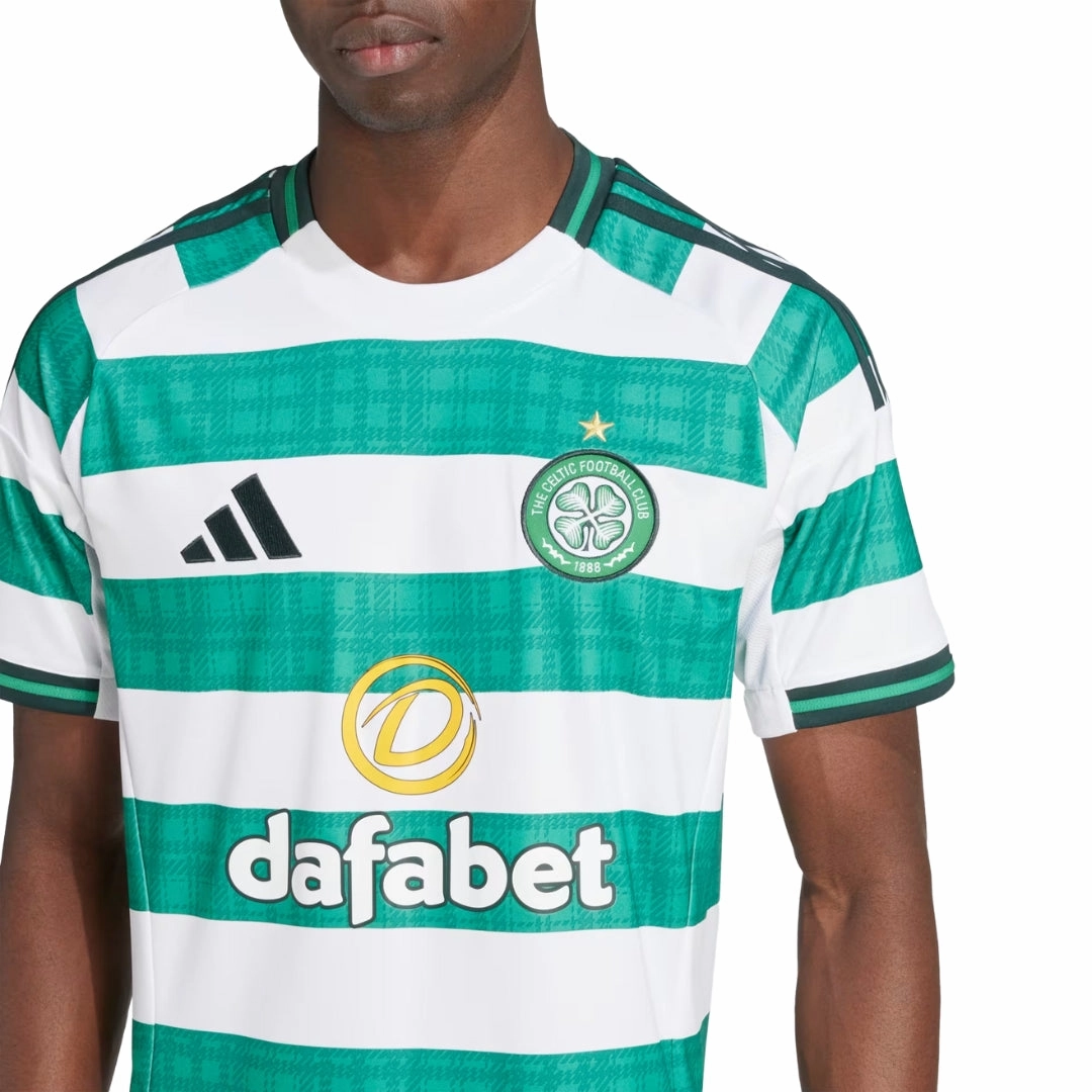 Any Move Reinforced Shoulder Structure adidas Celtic FC 25/26 Home Jersey (White)