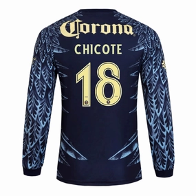 adidas Chicote Club Am??rica 25/26 Away Long Sleeve Jersey (Blue) Bold Colorway Move Fast